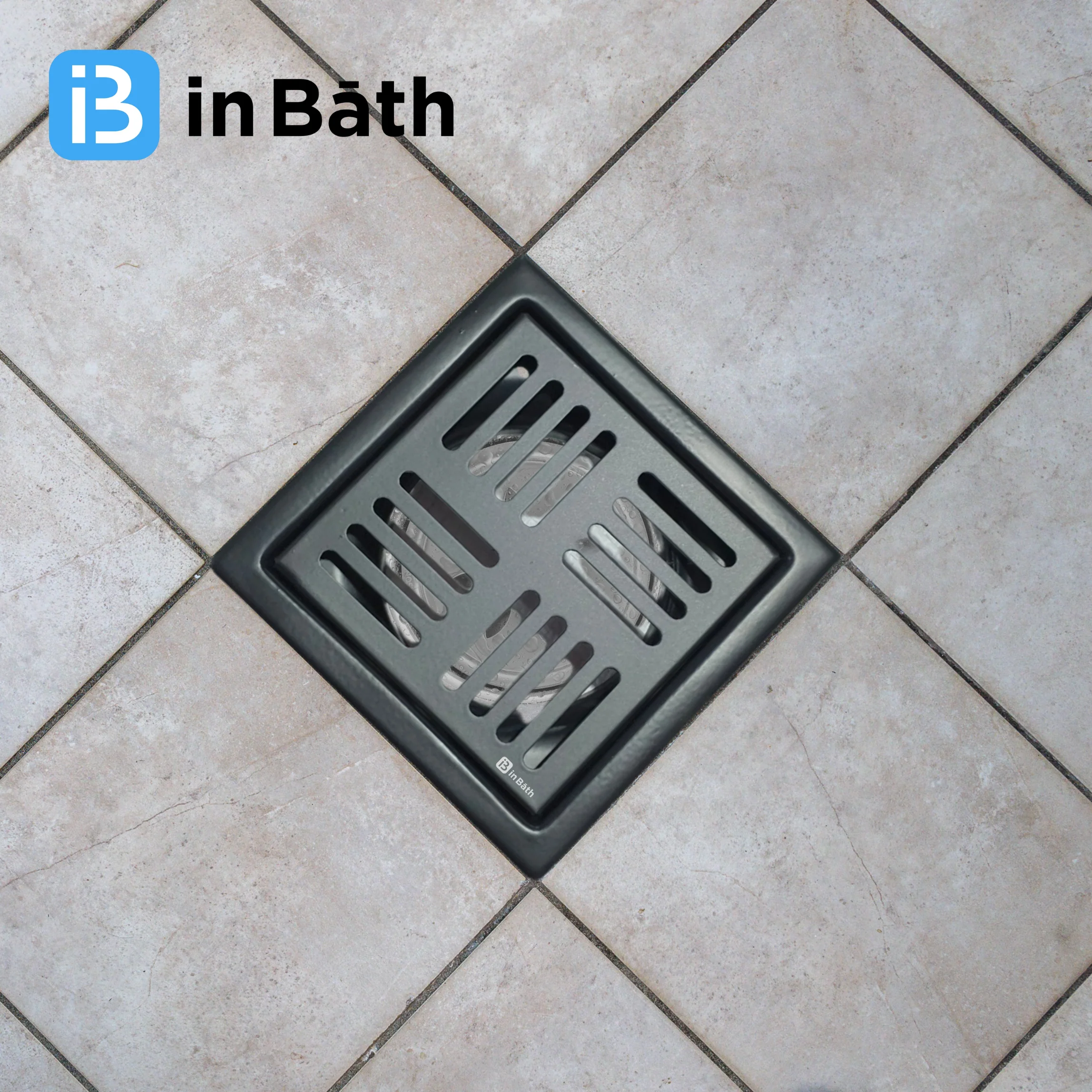 Arena Black Square Floor Drain (SS 304  Grade) - Image 4