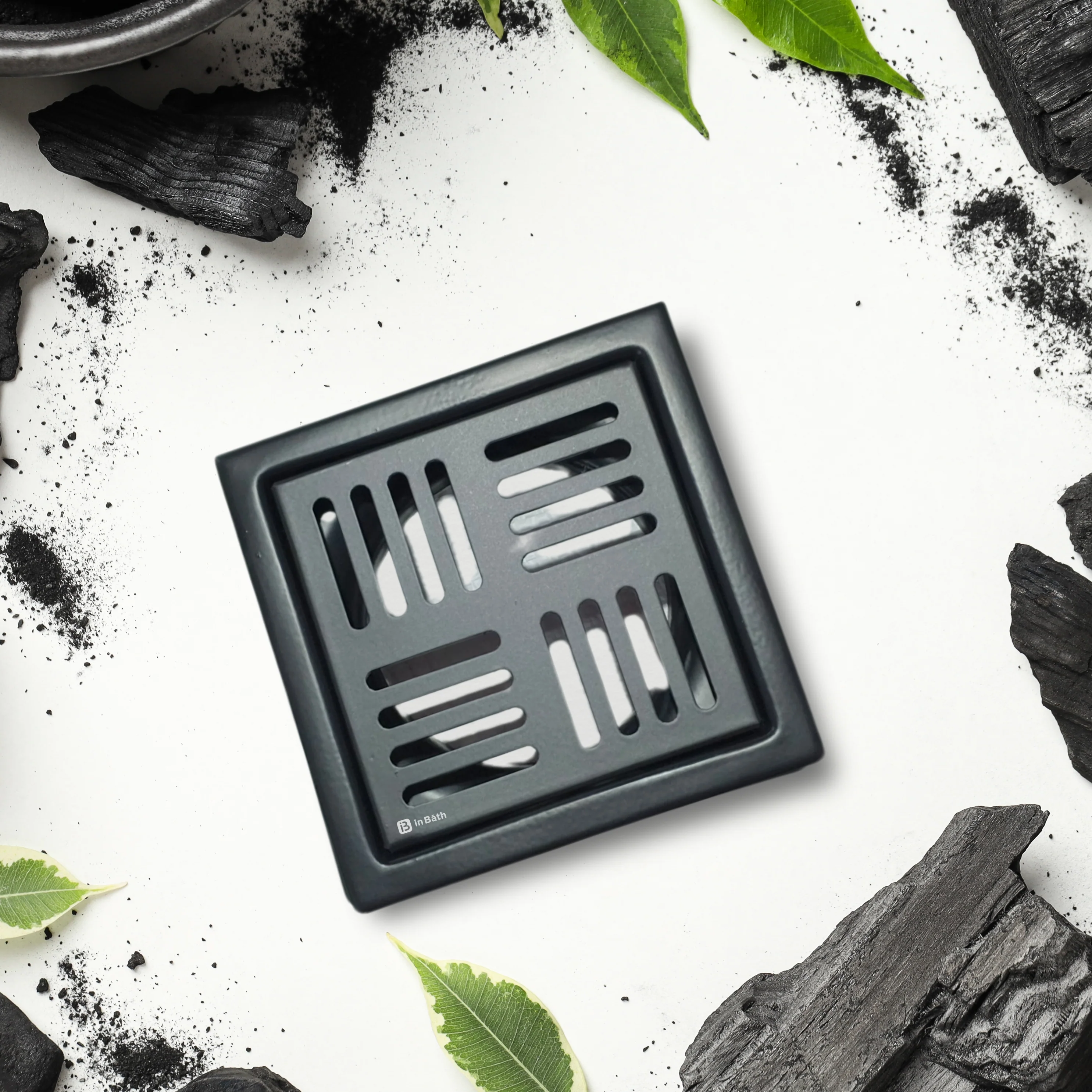 Arena Black Square Floor Drain (SS 304  Grade) - Image 5