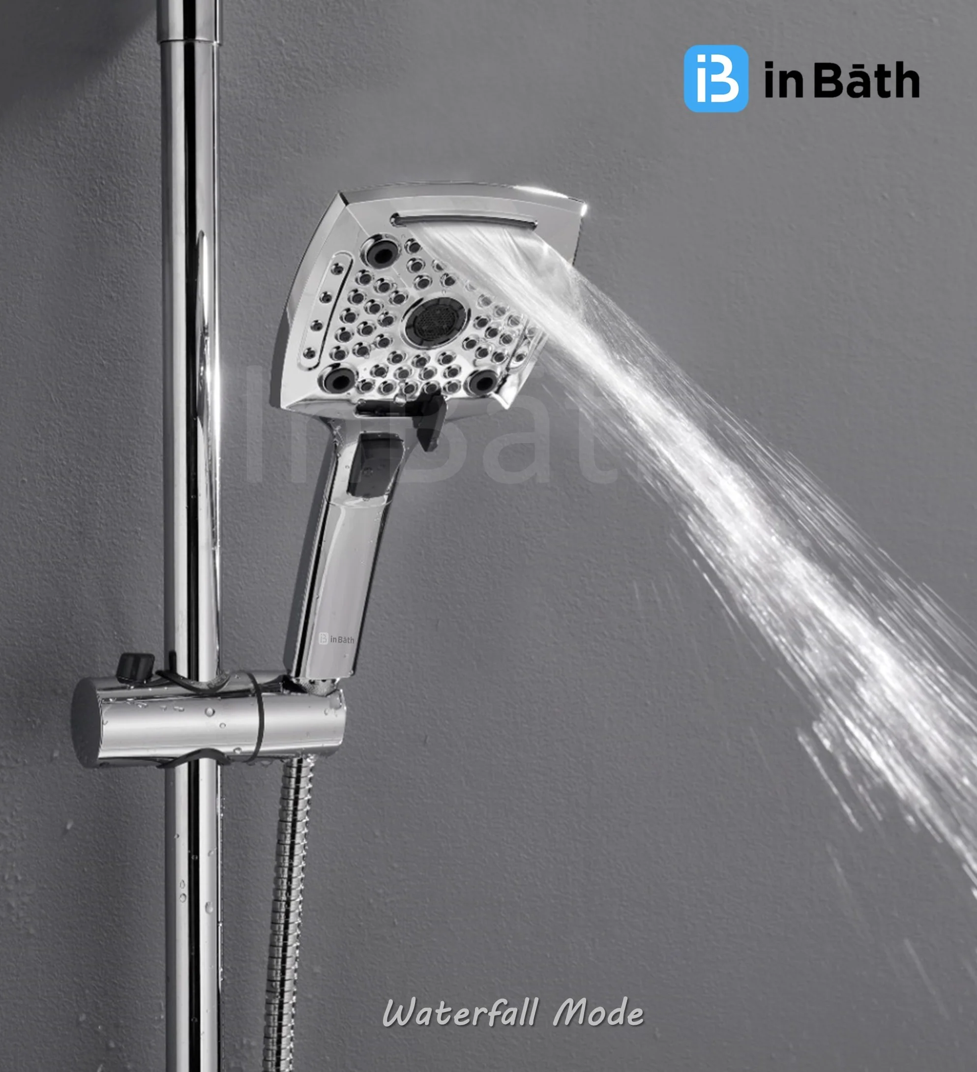 Elevate 5 Flow Hand Shower Without SS Pipe & Hook - Image 4