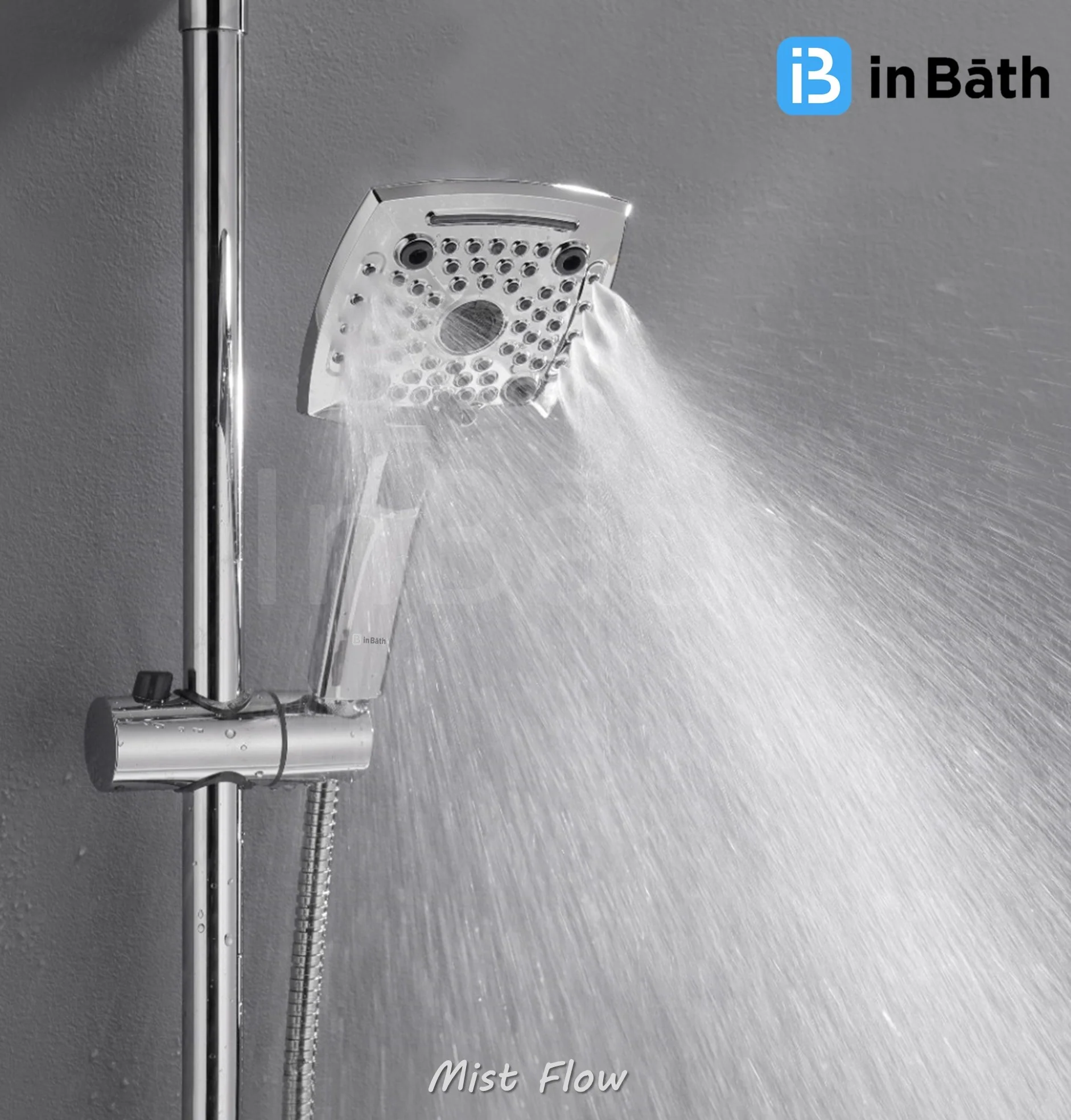 Elevate 5 Flow Hand Shower Without SS Pipe & Hook - Image 5