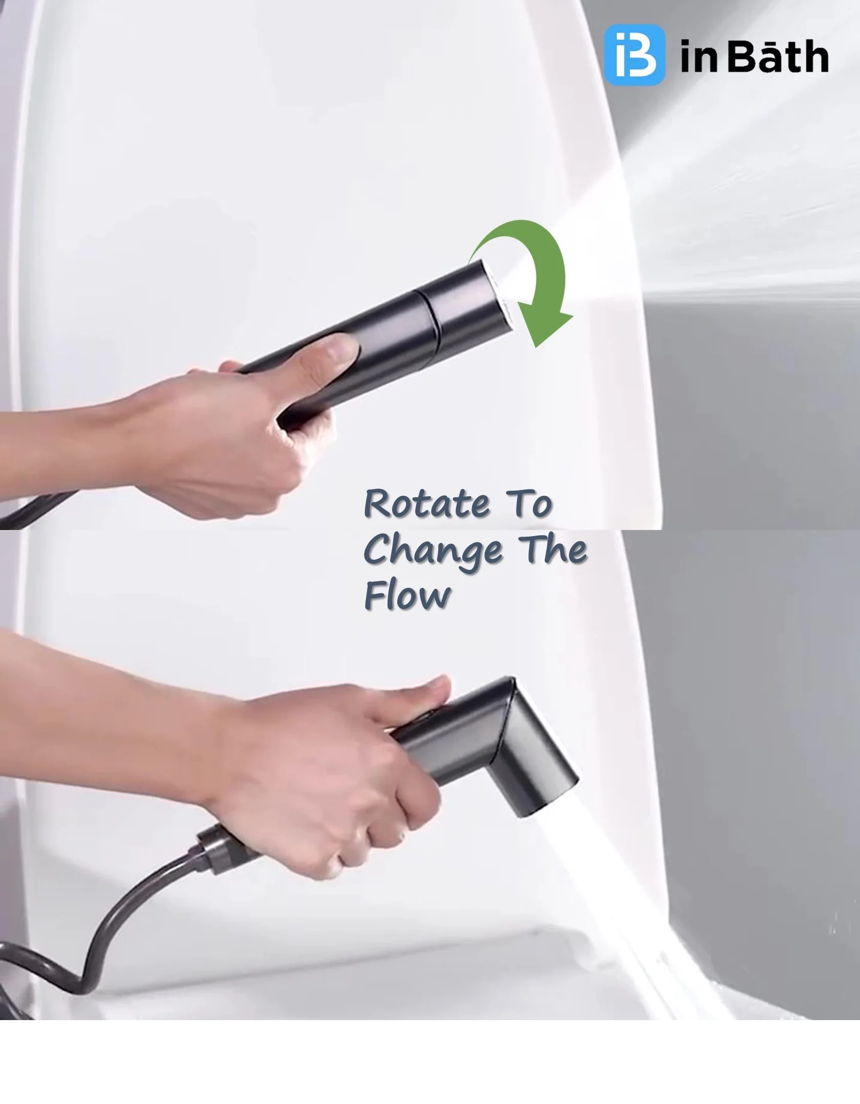 Twister Dual Flow Health Faucet With Pipe & Hook - Image 4