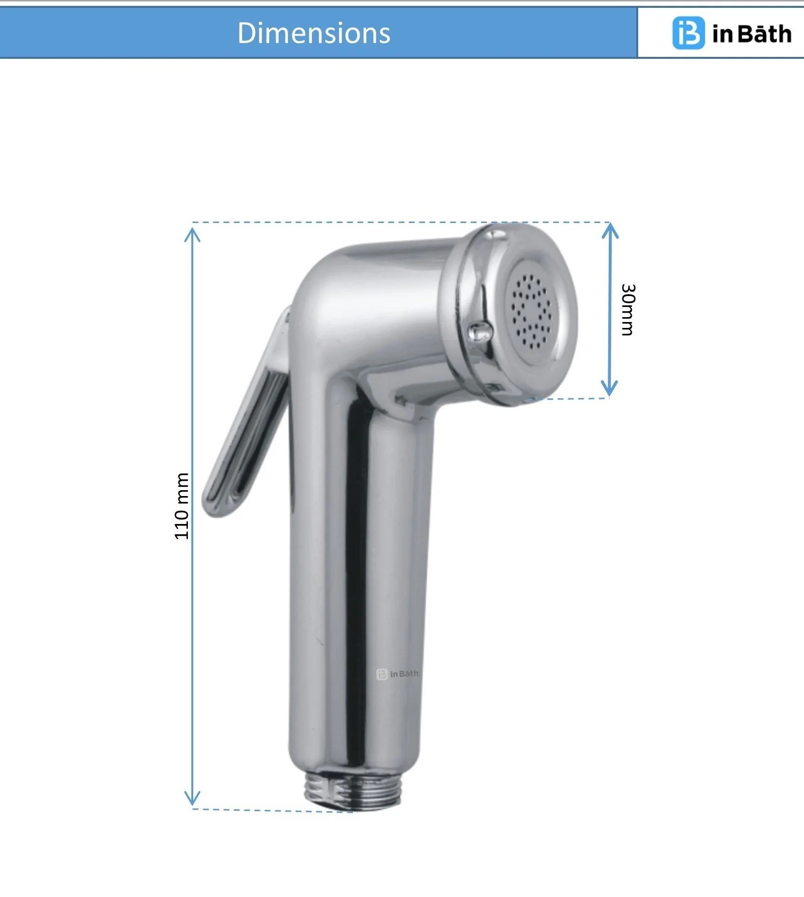 Milli (N) Health Faucet With Hose Pipe & Wall Hook - Image 3