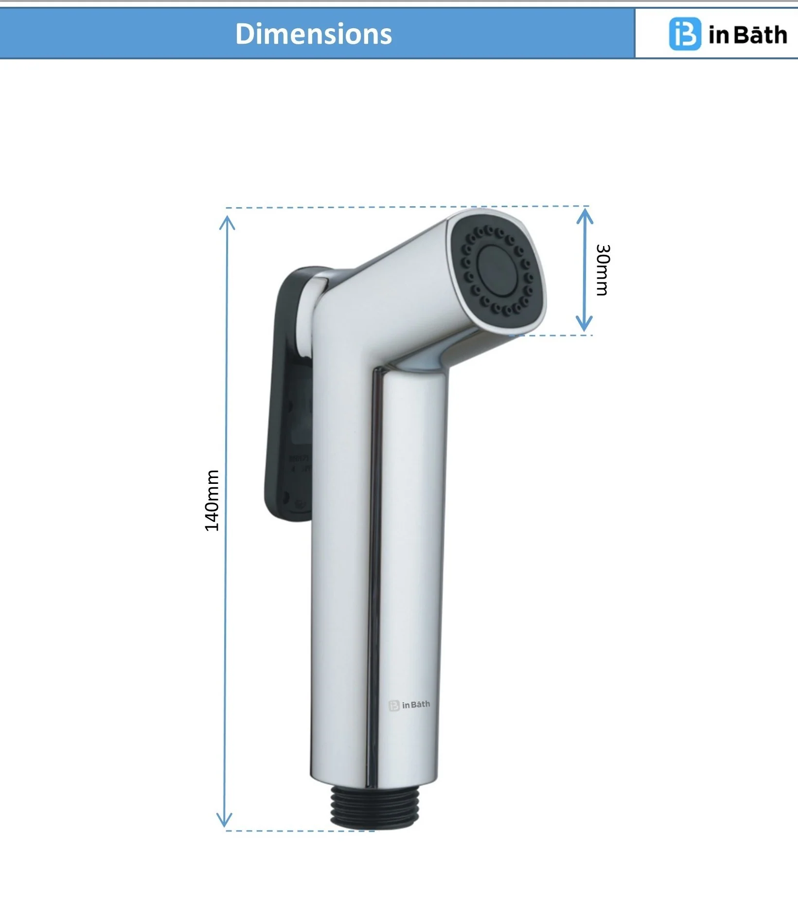 Black Beauty Health Faucet With SS Pipe and Hook - Image 3