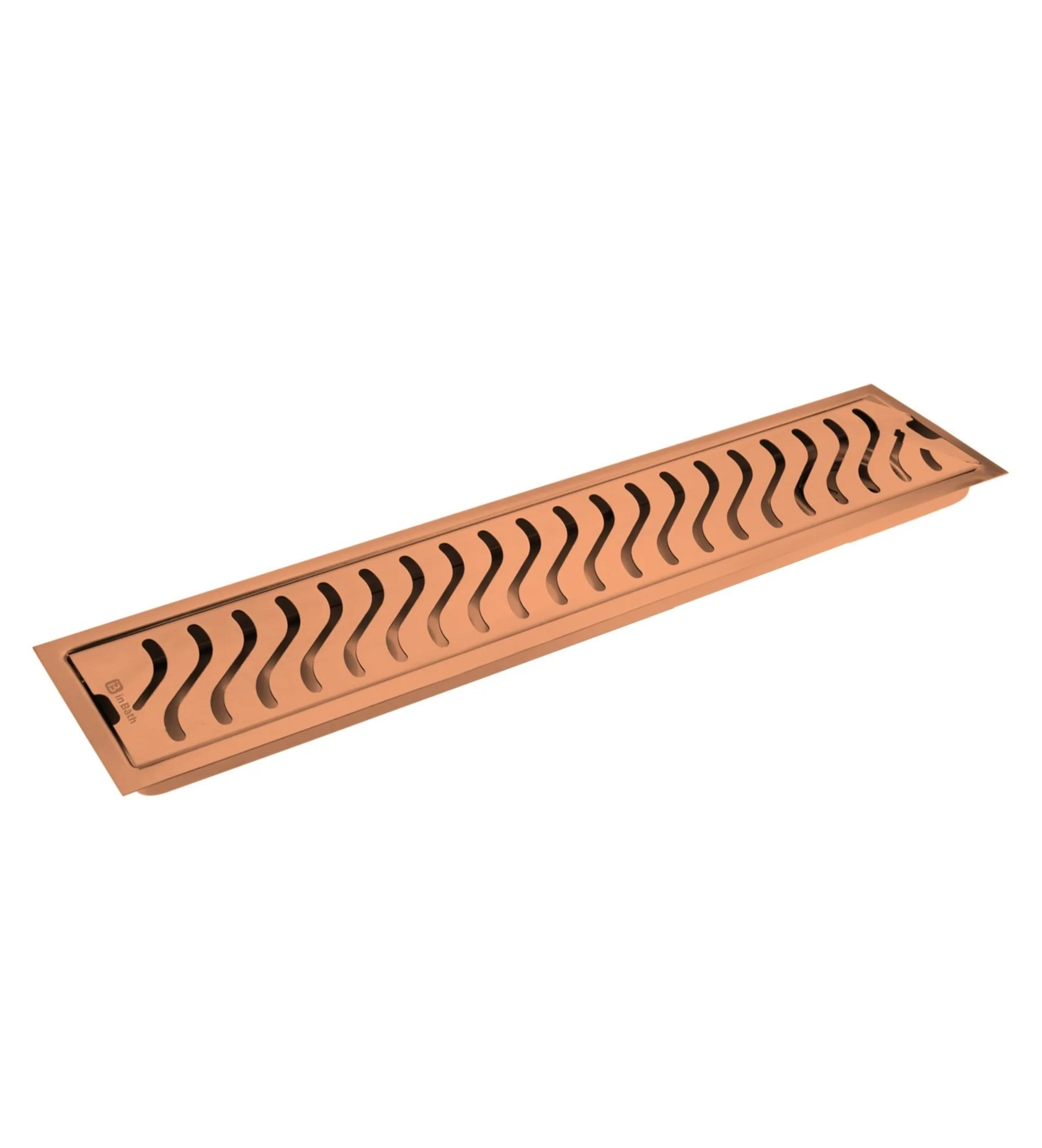 Rose Gold (PVD) Wave Shower Drain Channel (SS304 Grade) - Image 5